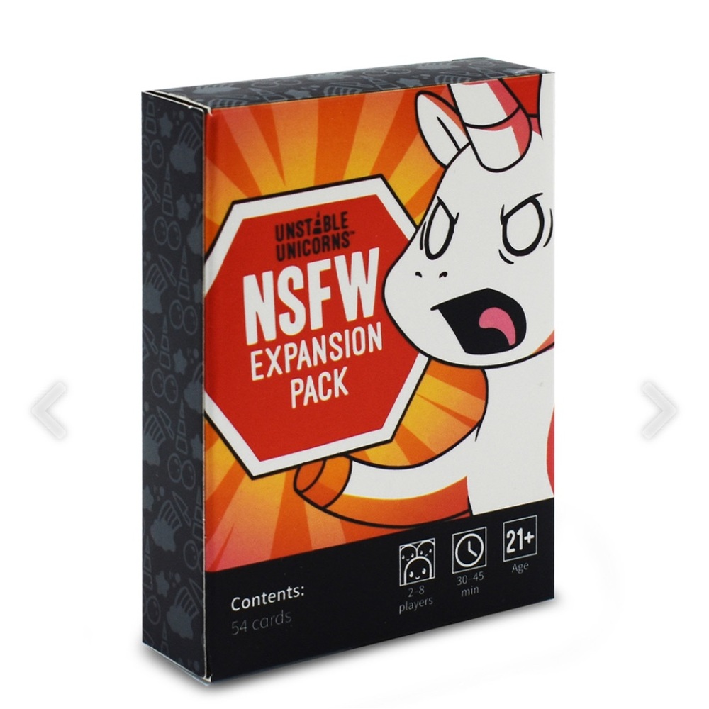 Unopened UNSTABLE UNICORNS NSFW EXPANSION PACK
